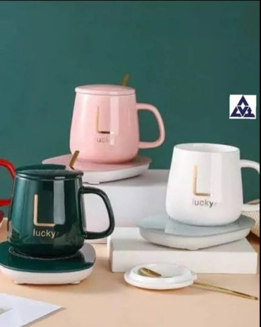 Ceramic Heated Mug Set – Smart Temperature Control Cup